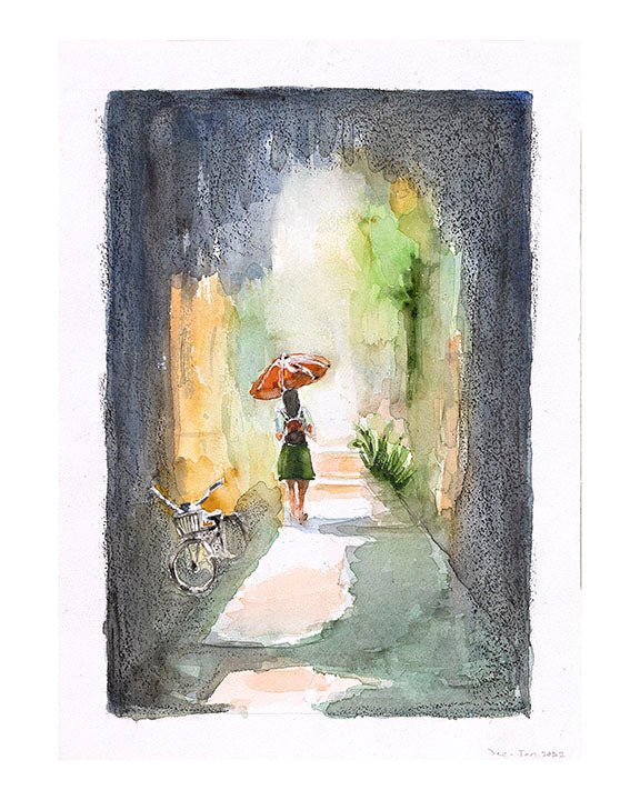 A Girl With Umbrella